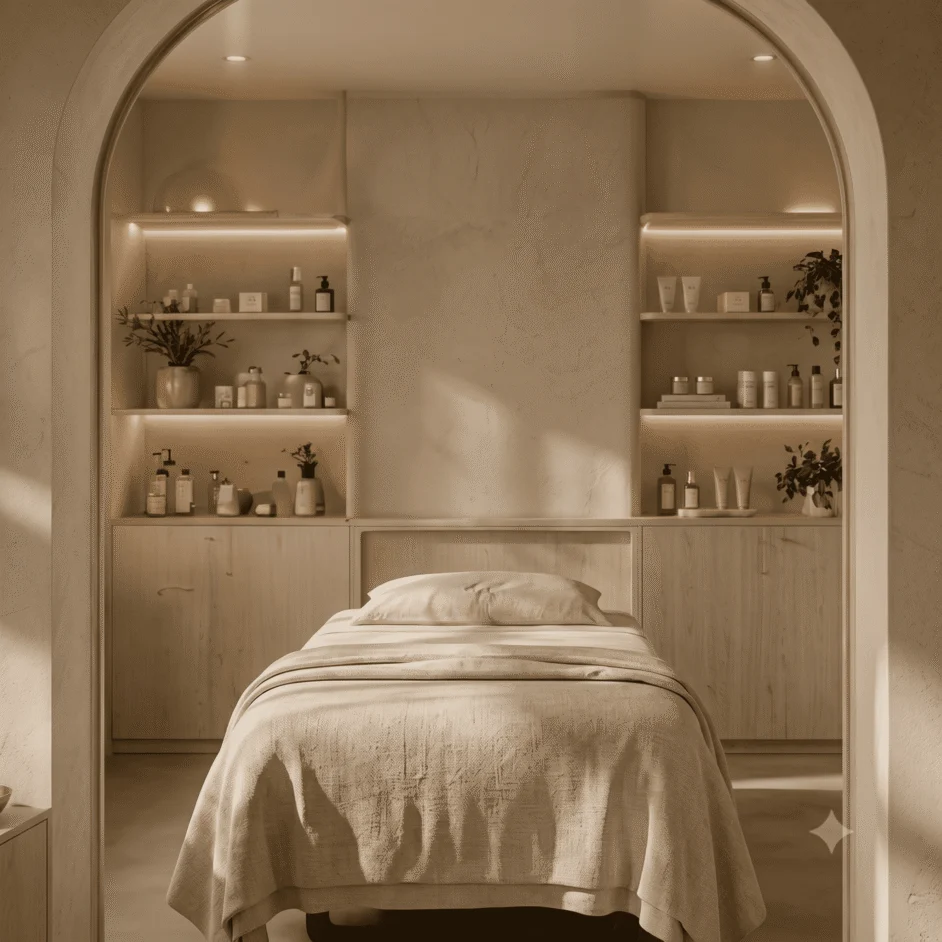 Private skin consultation room at AETÉ Skin Ritual Marylebone
