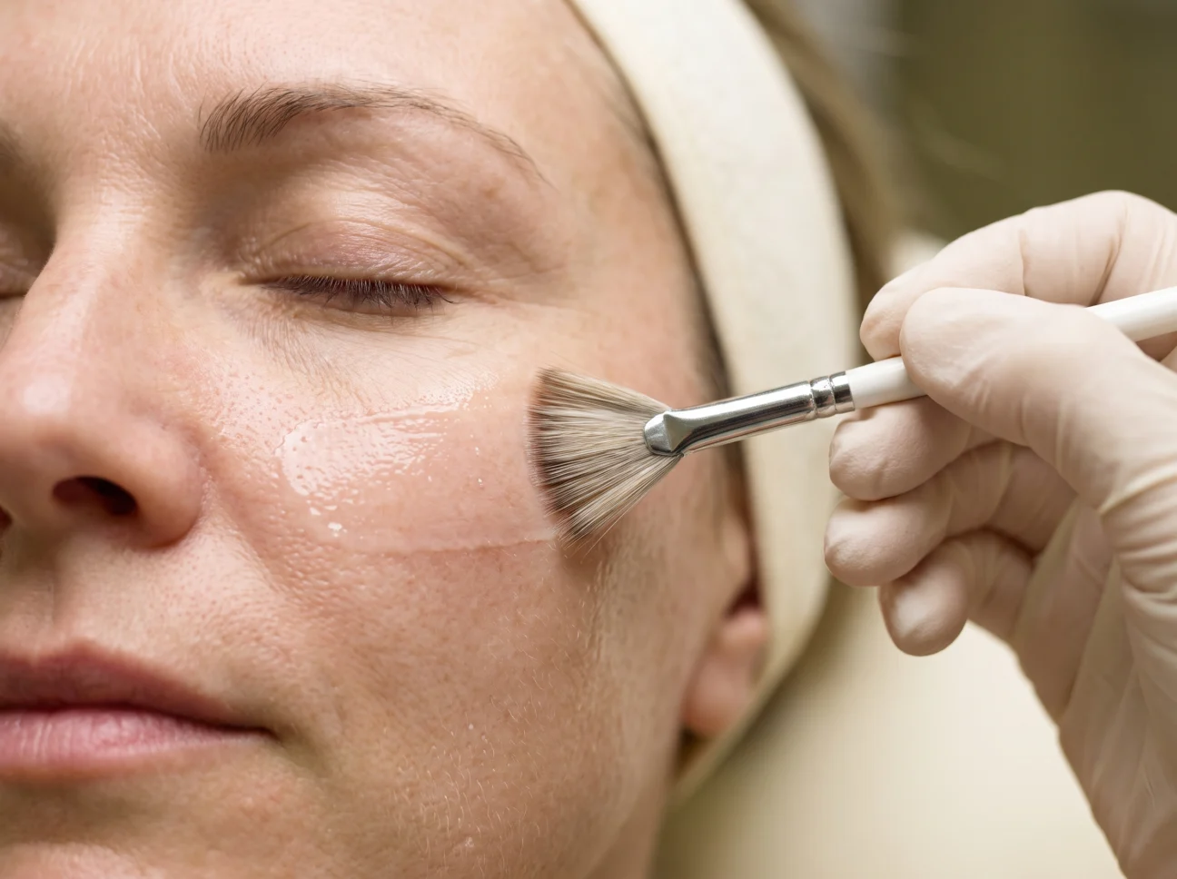 Personalised chemical peel treatment consultation in Marylebone London