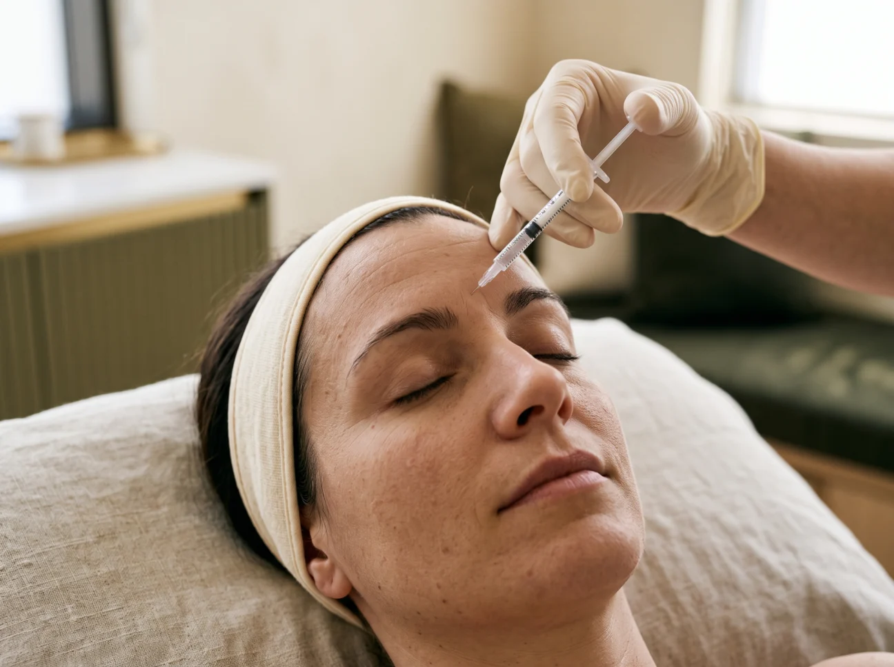 Clinical consultation for facial lines and wrinkles at AETÉ Skin Ritual Marylebone