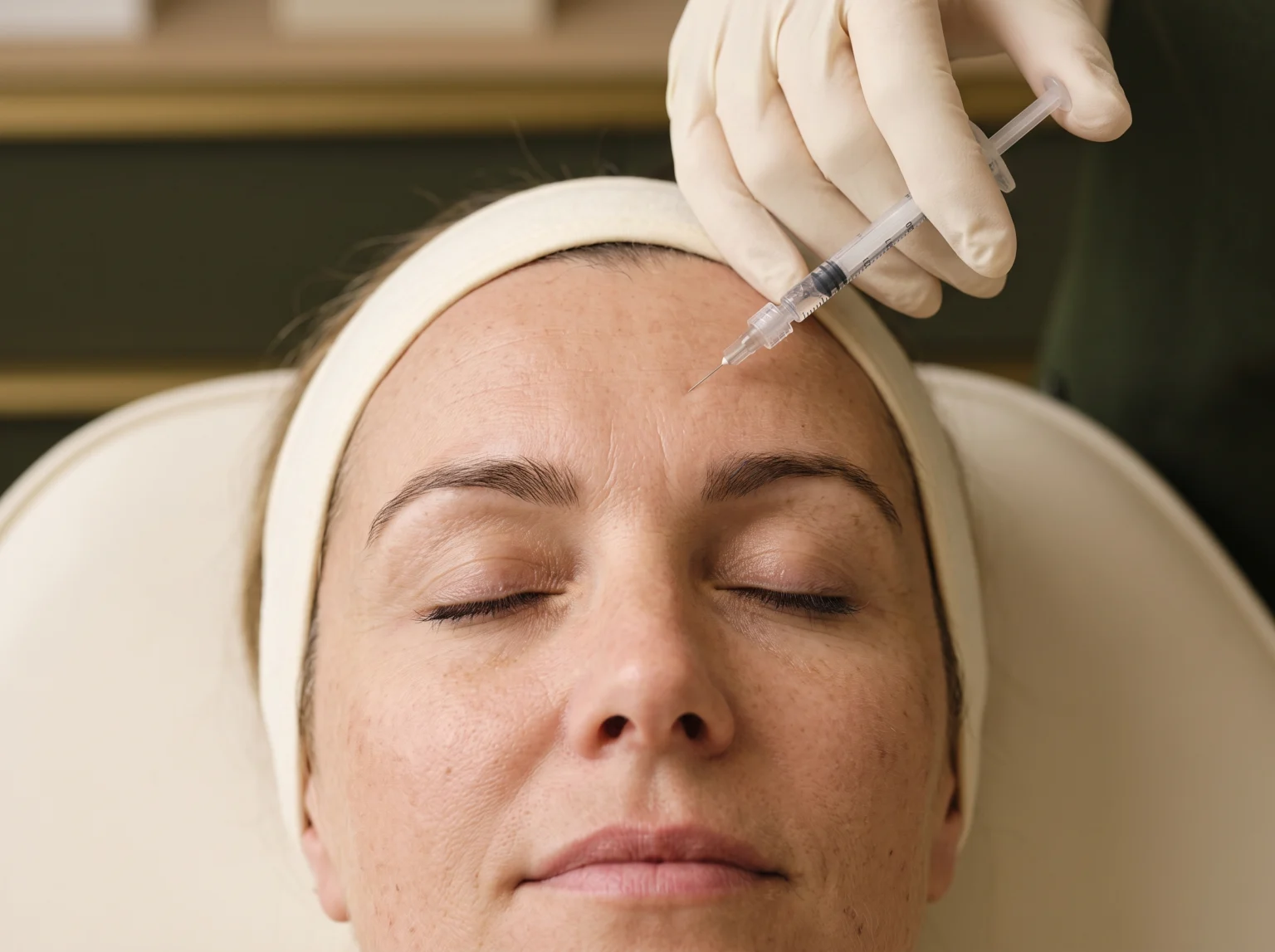 Clinical facial assessment for expression lines at AETÉ Skin Ritual