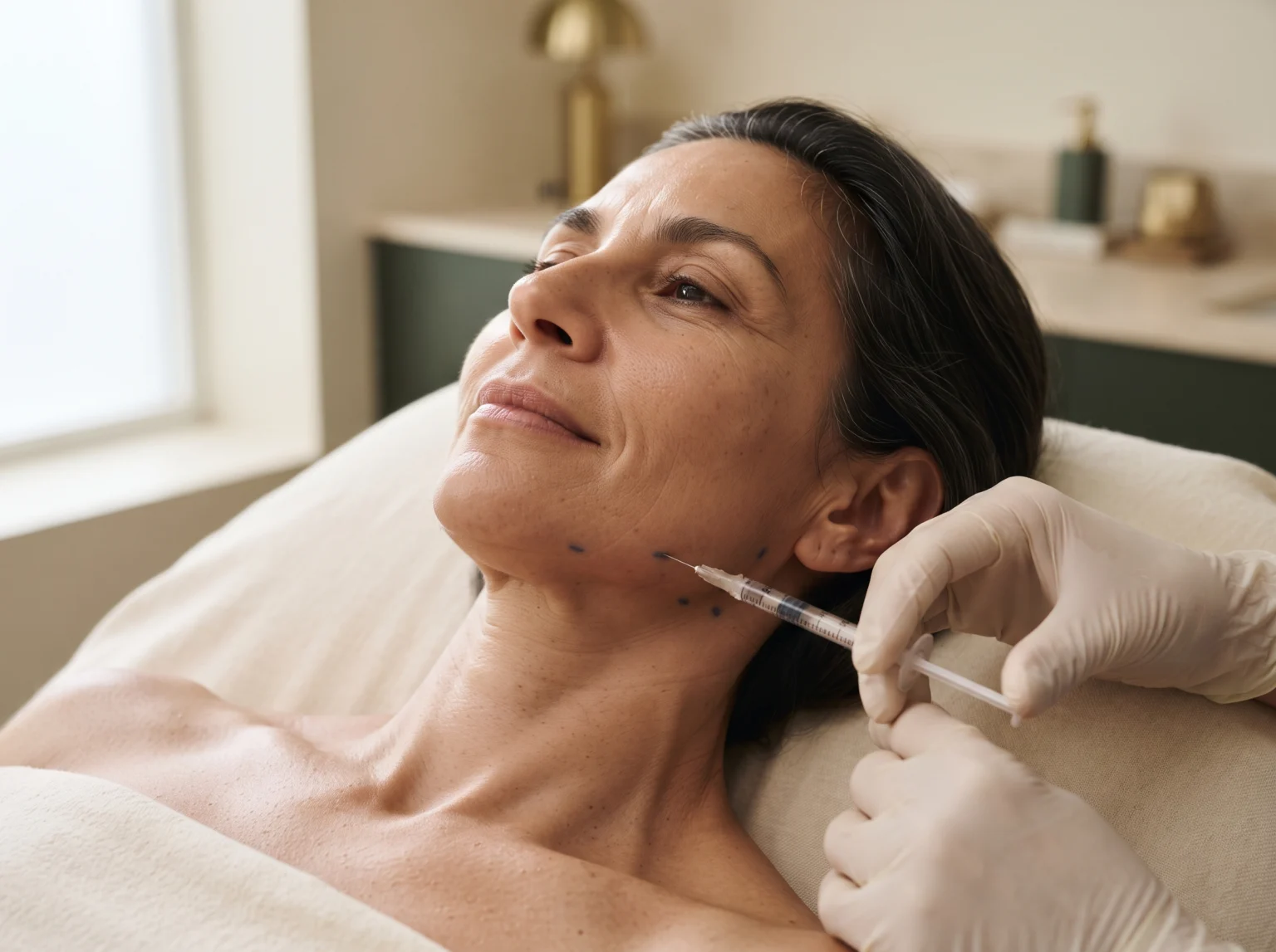 Jawline filler assessment and treatment planning at AETÉ Skin Ritual