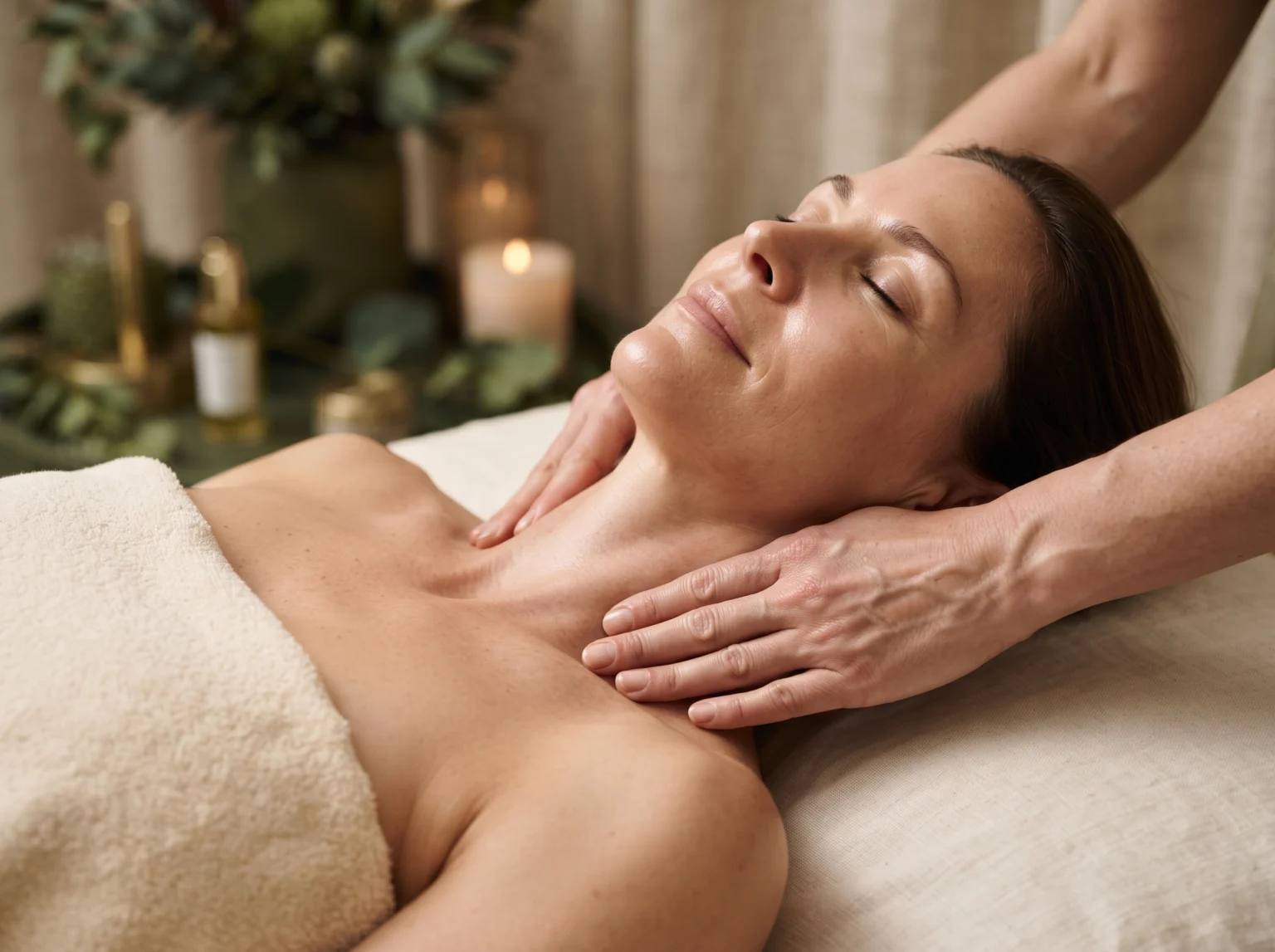 Lymphatic Drainage Massage realistic results at AETÉ Skin Ritual Marylebone
